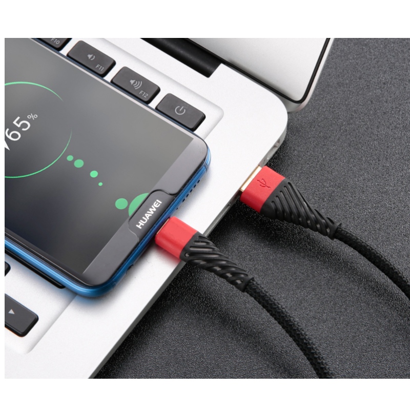 Kabel USB C 3.0, kabel USB typu C Rychlé nabíjení Kabel USB na mobilní telefon pro Samsung Galaxy S8, S9 Plus, Poznámka 8, LG v20, G6, G5, v30, Google Pixel 2 XL, Nexus 6-3 Pack Červený