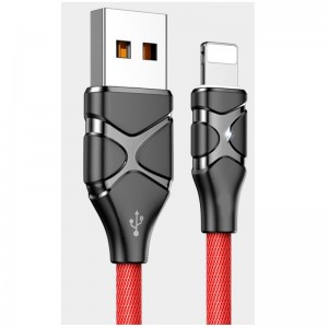 USB kabel pro Apple, blesk na USB A kabel, MFi certifikovaná rychlá nabíječka pro iPhone X / 8 Plus / 8/7 Plus / 7 / 6s Plus / 6s / 6 Plus / 6 / 5s / 5c / 5 / iPad Pro / iPad Air / Air 2 / iPad mini / mini 2 / mini 4 atd.